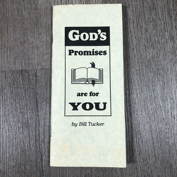 bill tucker the quiet hour pamphlet God’s Promises Are For You Booklet 1992 - Picture 1 of 4